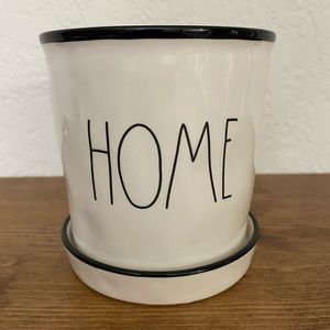 Rae Dunn “home” small flower pot